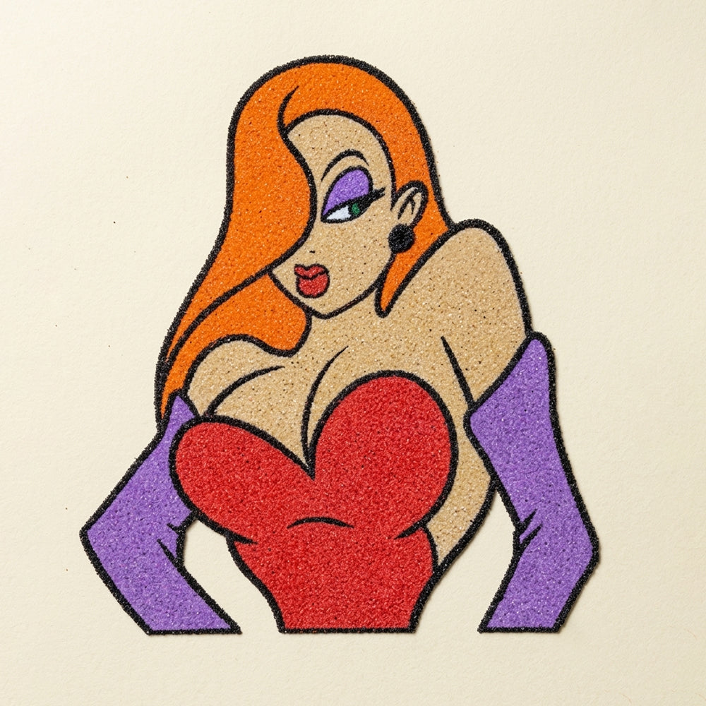 Jessica Rabbit Sand Painting