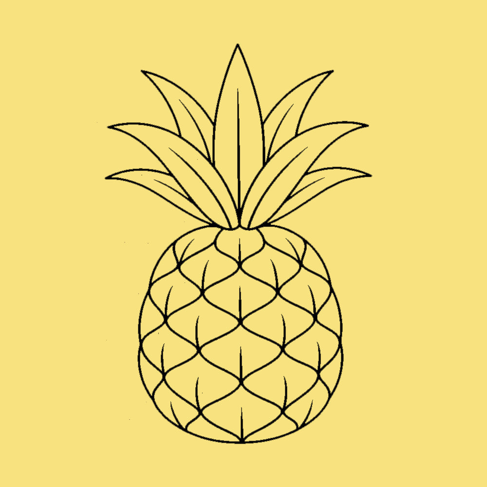 Pineapple Sand Art