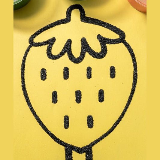Strawberry Sand Art