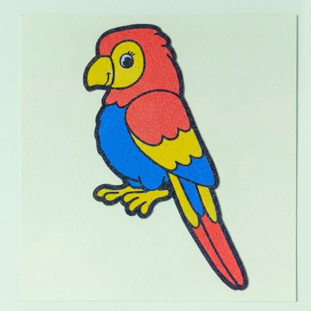 Parrot Sand Art