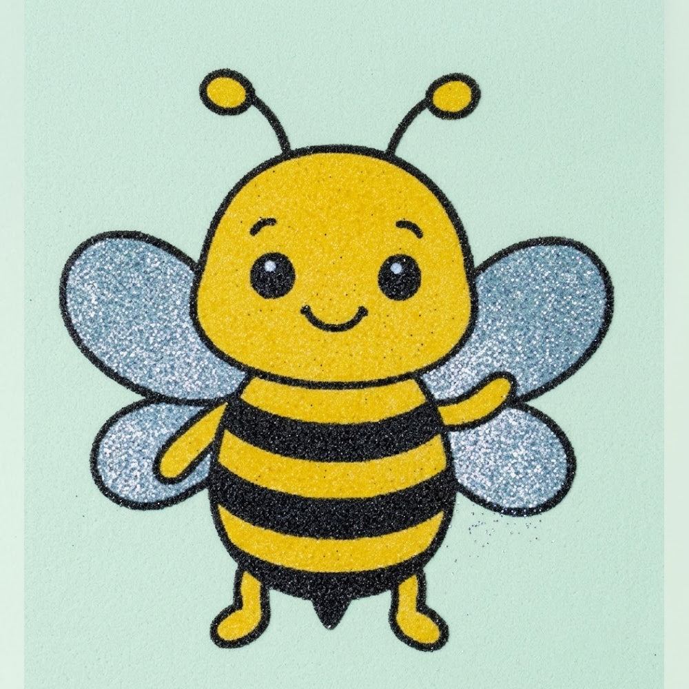 Bee Sand Art